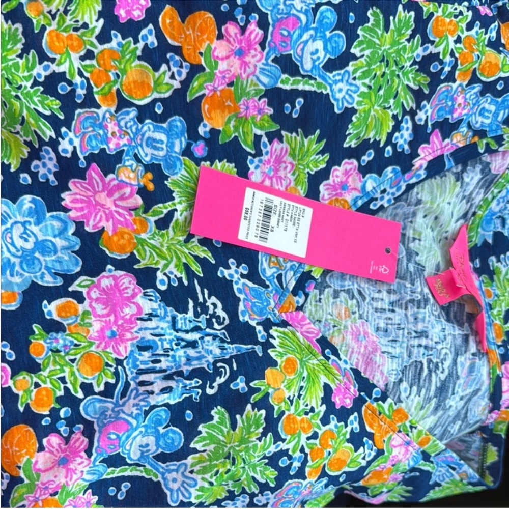 Disney Lilly Pulitzer Vibrant Short Sleeve Etta